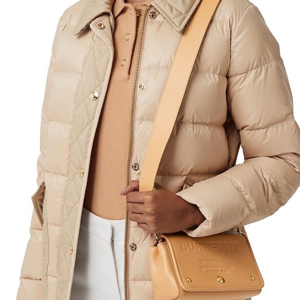 Burberry Hackberry Leather Crossbody Bag